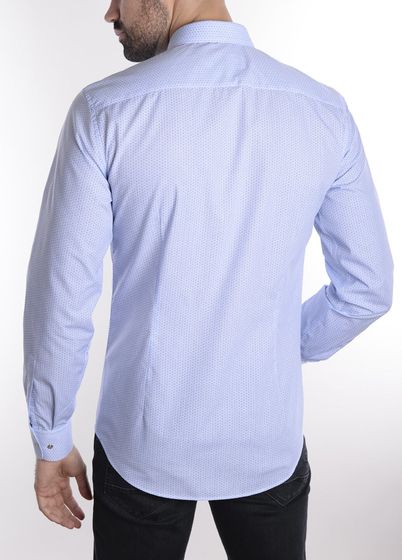 Рубашка приталенного кроя PKT106.07, S
