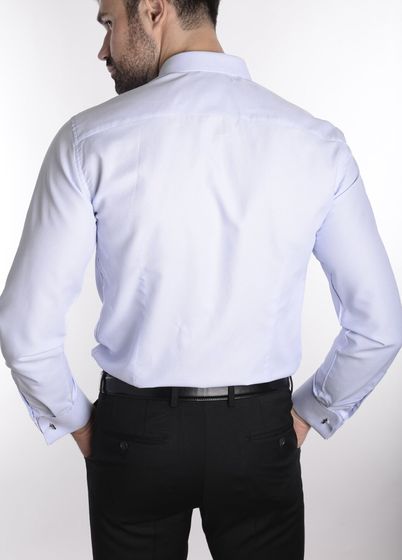 Рубашка прямого кроя под запонки ZKT11.04, XL